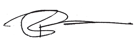 Ben Warner's signature